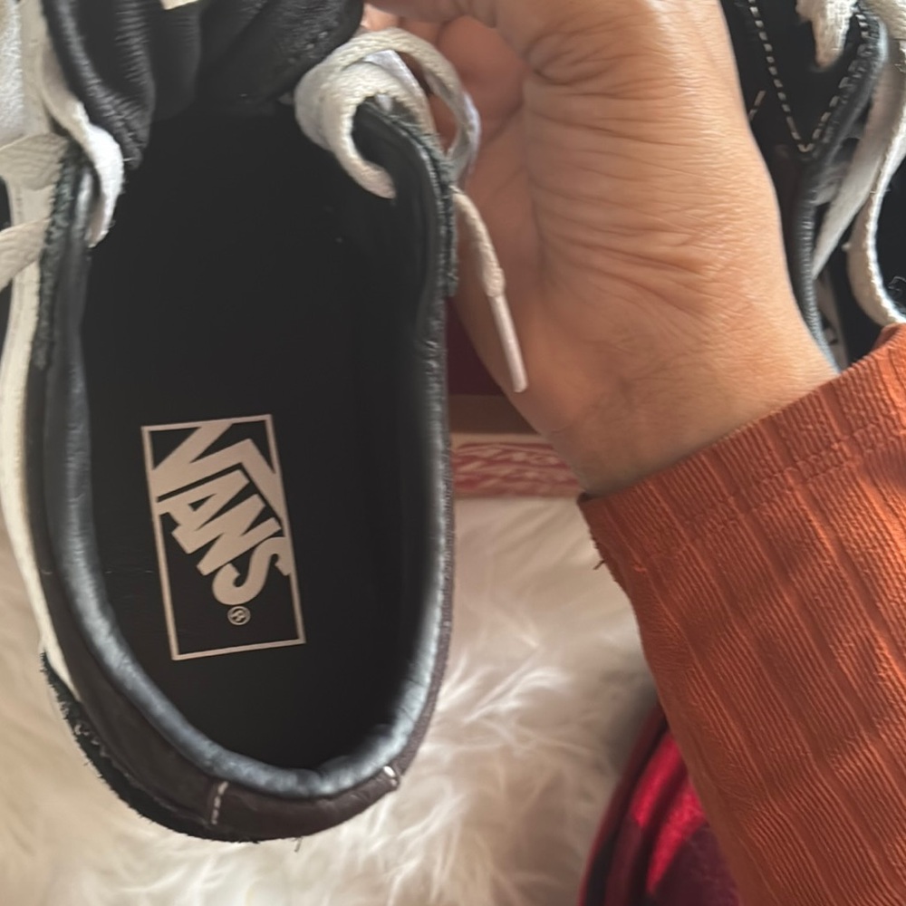 Vans Black and White Sneakers - Picture 10 of 13